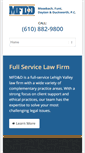 Mobile Screenshot of mfddlaw.com